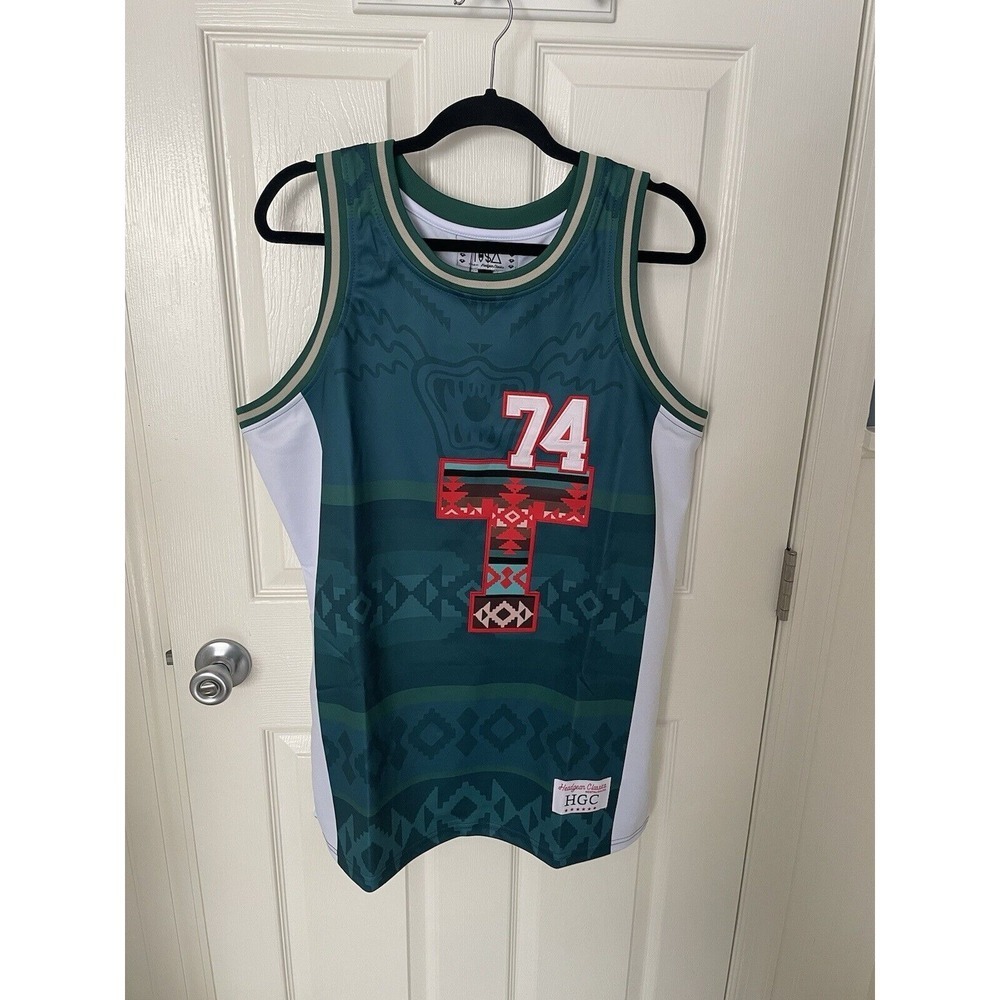 NWT TISA Headgear Classics Basketball Jersey Size XL Embroidered Tribal